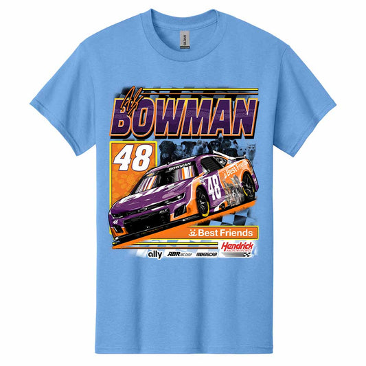 2025 Alex Bowman Best Friends T-Shirt - Light Blue