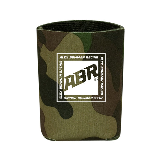 ABR Square Logo Coozie - Retro Camo