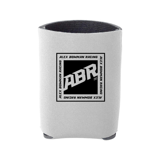 ABR Square Logo Coozie - White