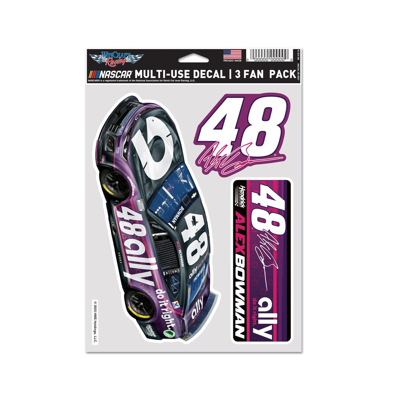 Alex Bowman Decal 3-Pack