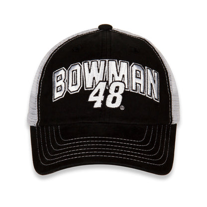Ladies Bowman 48 Hat - Black/White